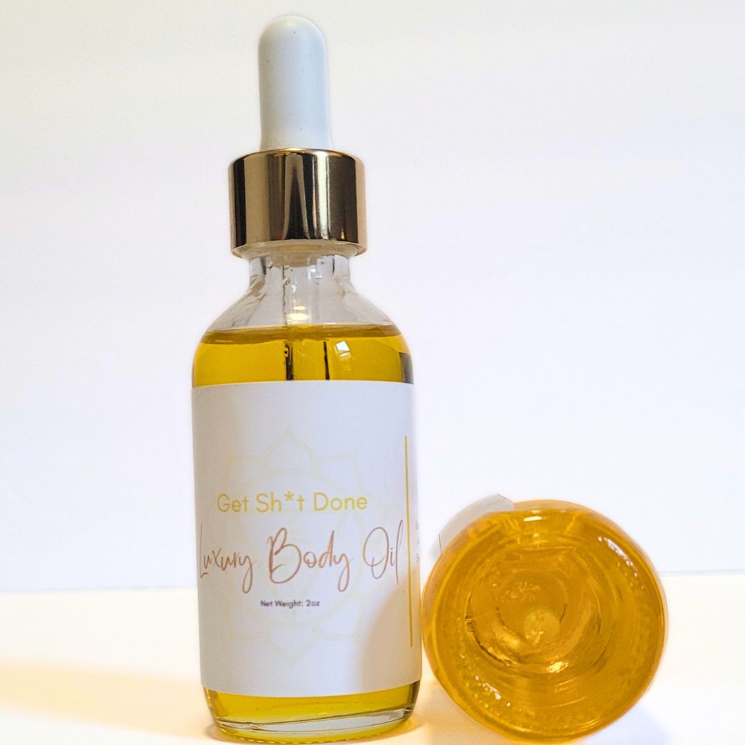 Body Oil - Get Sh*t Done - Solar Plexus Chakra - BO-5-1 - The Love U Collective