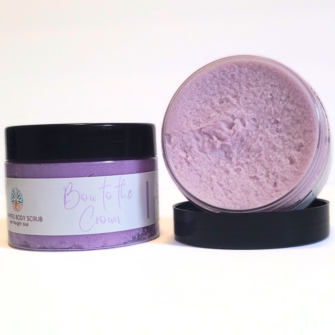 Sugar Scrub Soap - Bow to the Crown - Crown Chakra - SS-2-1 - The Love U Collective