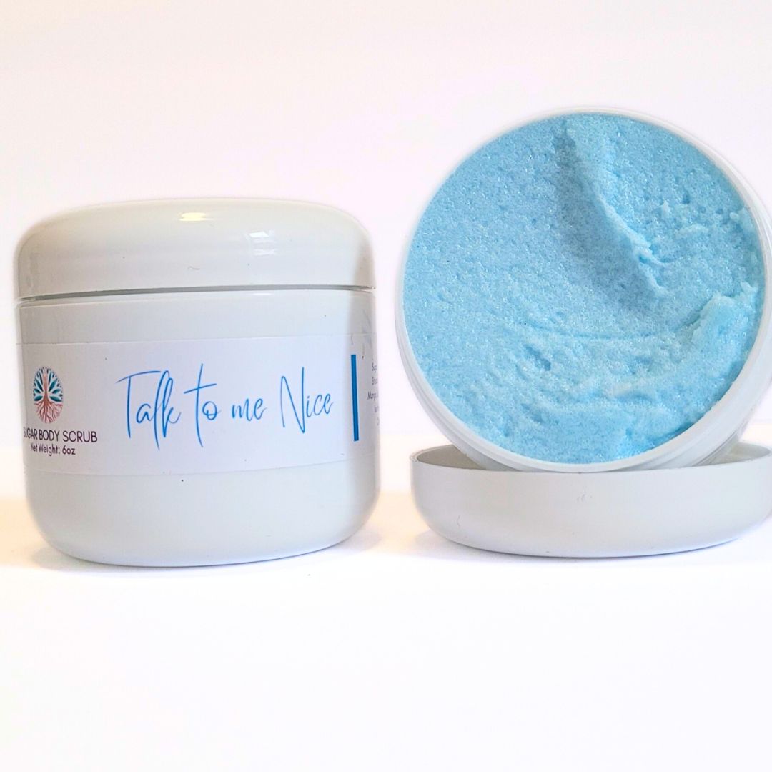Sugar Scrub Soap - Talk to Me Nice - Throat Chakra - SS-10-1 - The Love U Collective