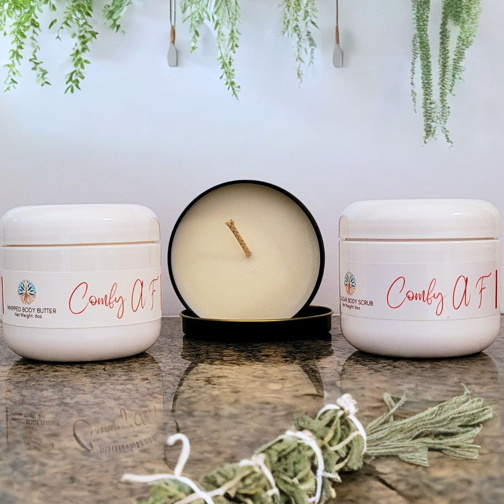 Comfy AF Chakra Skincare Collection