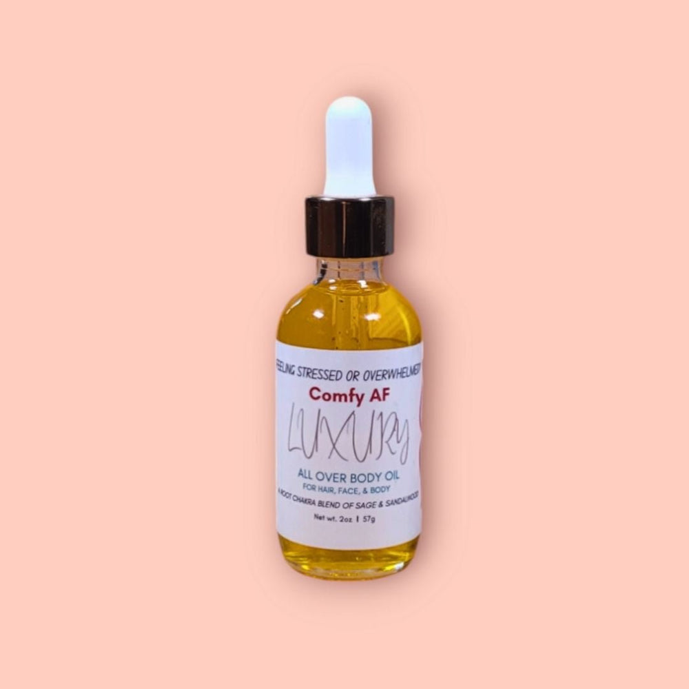 
                  
                    All Over Body Oil - Comfy AF - BO-13 - The Love U Collective
                  
                