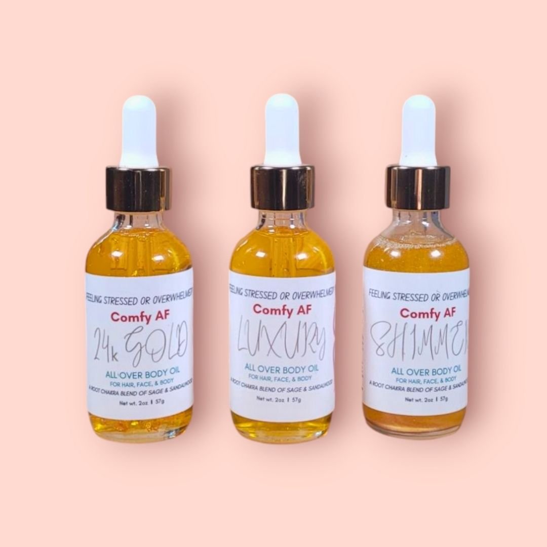 All Over Body Oil - Comfy AF - SBO-13 - The Love U Collective