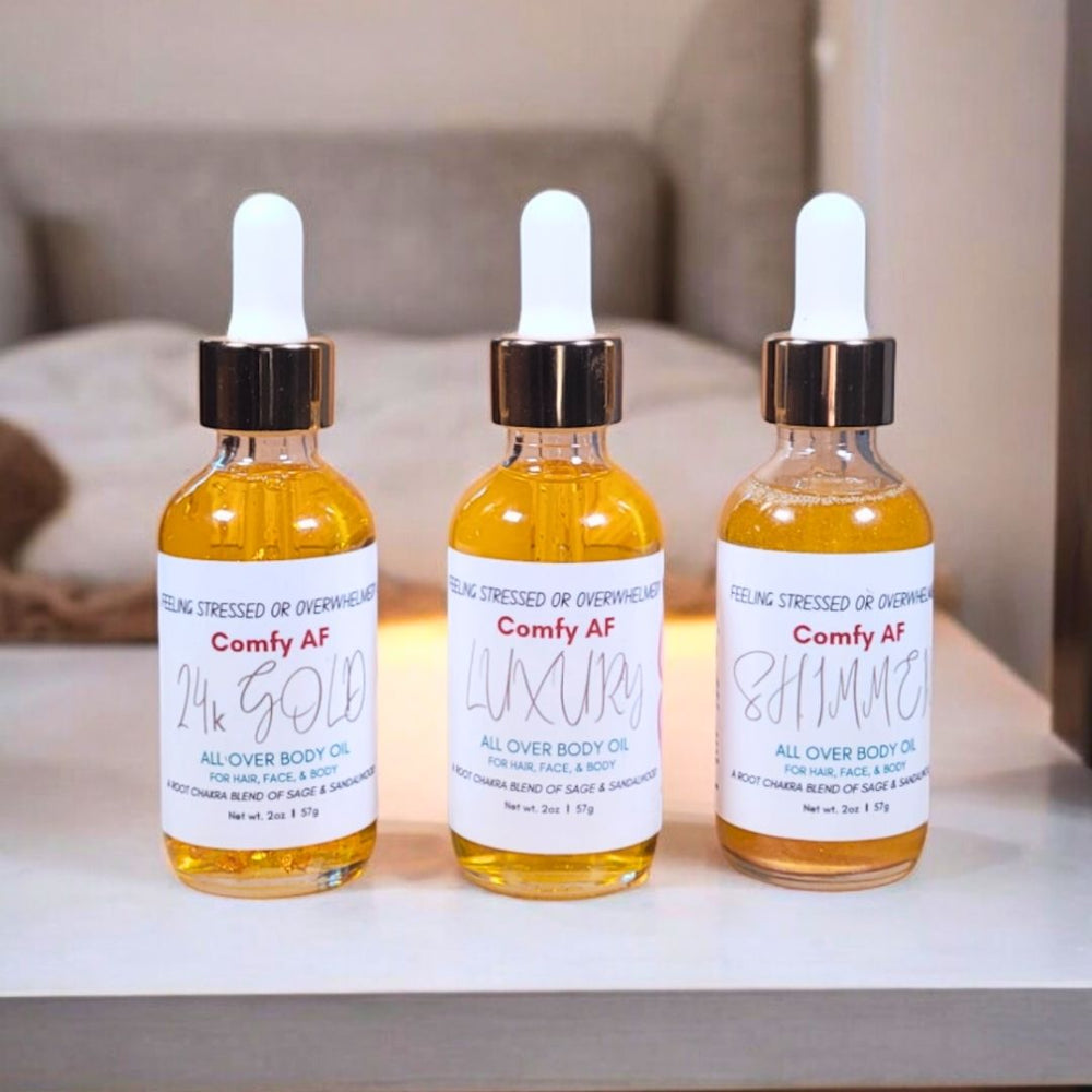 All Over Body Oil - Comfy AF - SBO-13 - The Love U Collective
