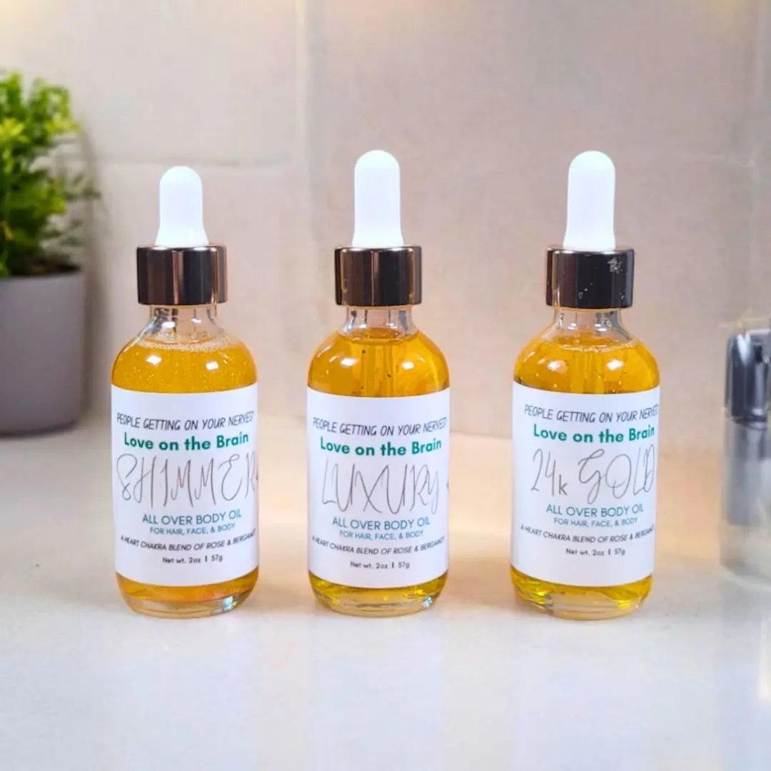 All - Over Body Oil - Love on the Brain - SBO-6 - The Love U Collective