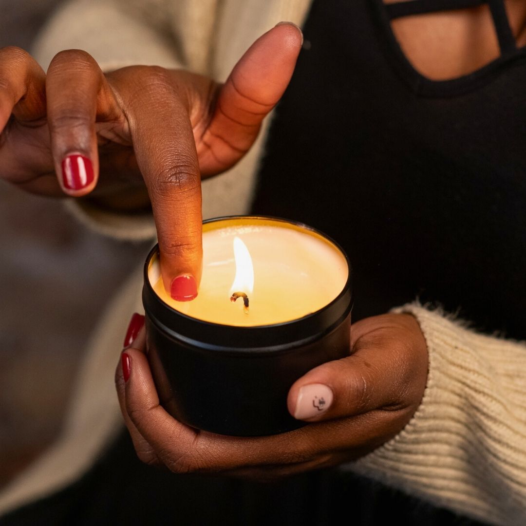 Body Oil Candle - Bow to the Crown - BOC-2 - The Love U Collective