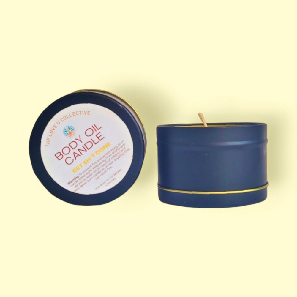 Body Oil Candle - Get Sh*t Done - BOC-5 - The Love U Collective