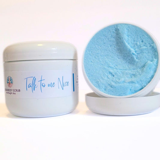 Sugar Scrub Soap - Talk to Me Nice - Throat Chakra - SS-10-1 - The Love U Collective